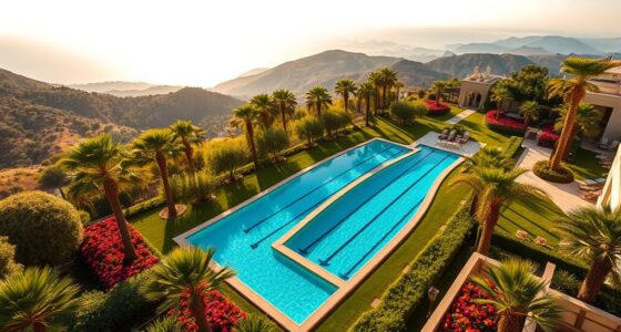 outdoor lap pool options