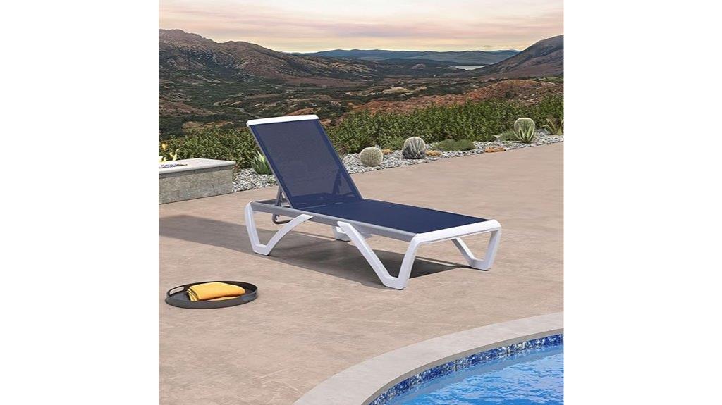 outdoor lounge chair purple