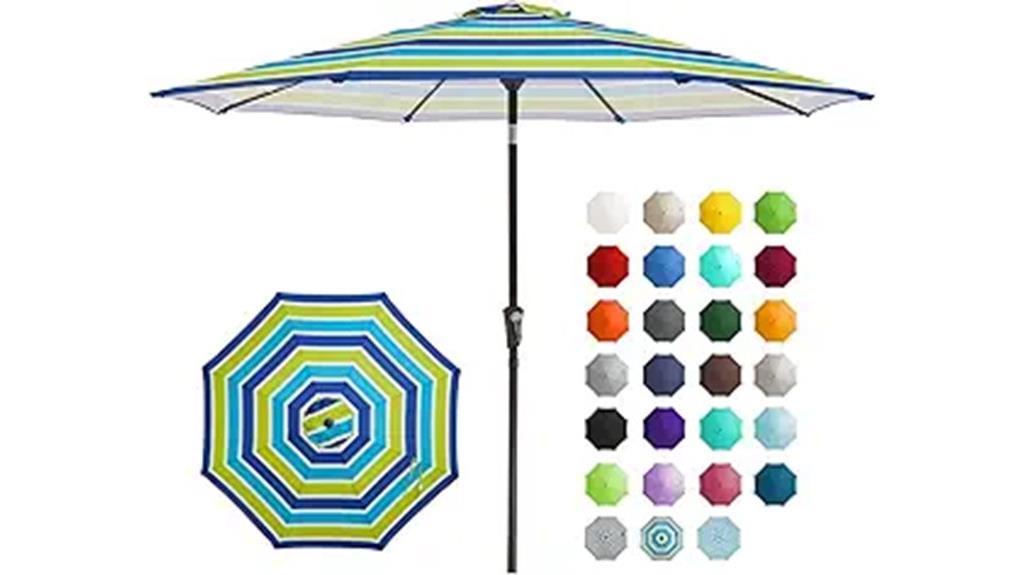 outdoor patio sunshade umbrella