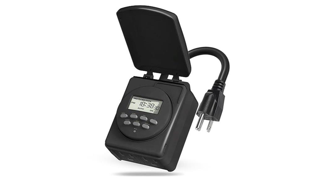 outdoor programmable timer device