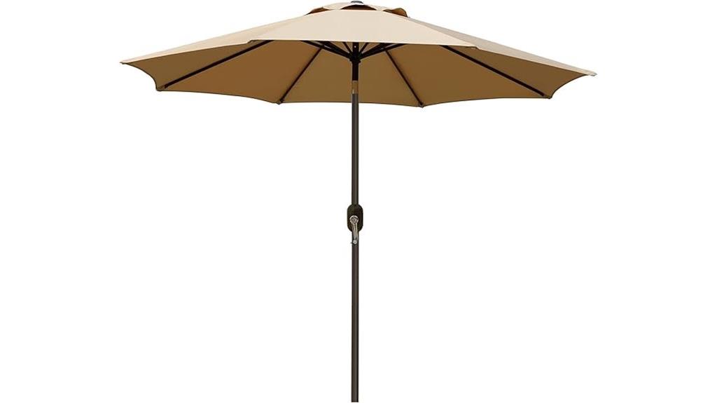 outdoor shade solution umbrella