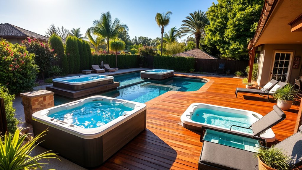 outdoor swim spas selection 2025