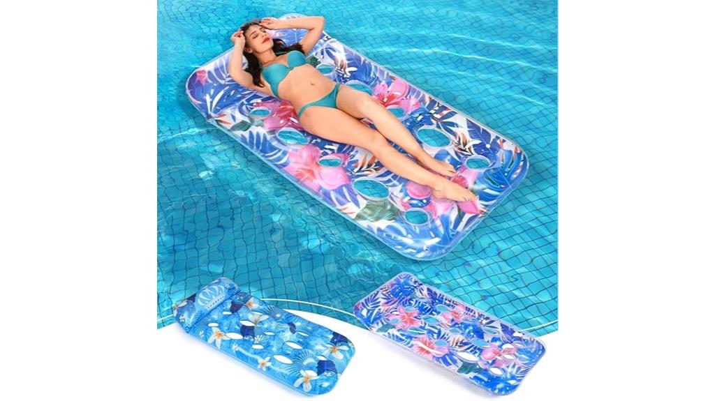 oversized inflatable pool lounge