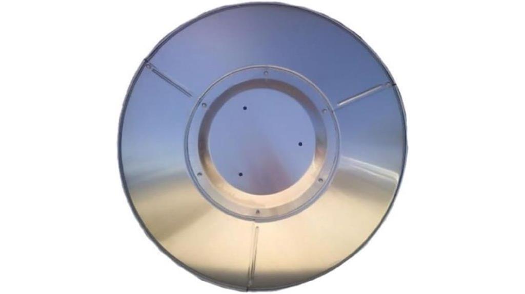 patio heater reflector shield