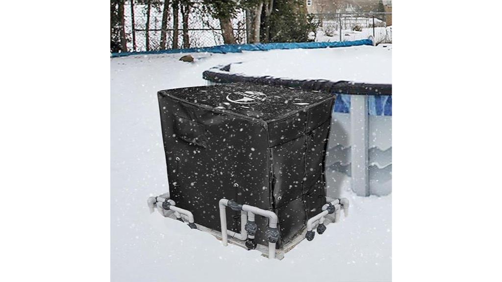 plush lined pool heater cover