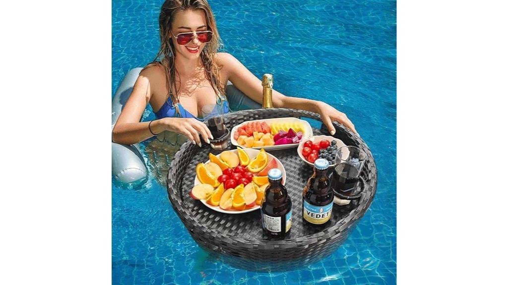 pool activity floating tray