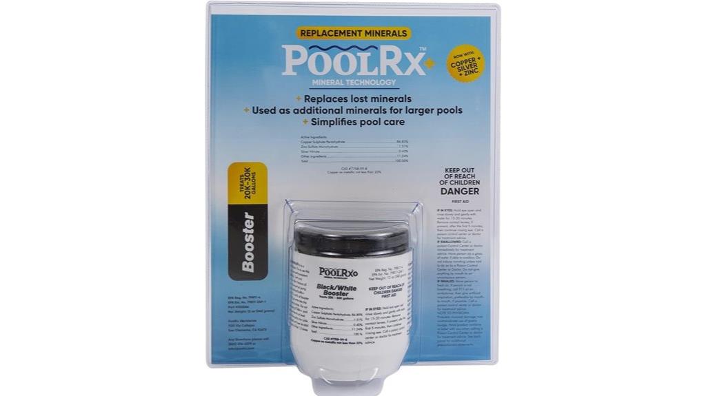 pool algaecide booster unit