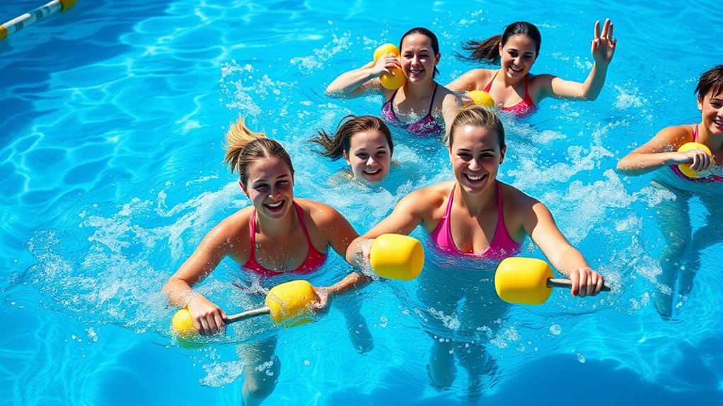 pool based strength training weights