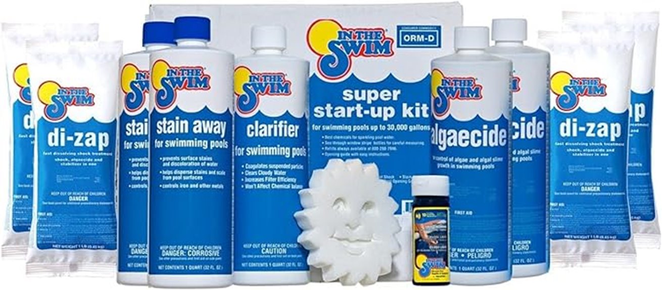 pool chemical start up kit