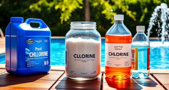 pool chlorine types comparison