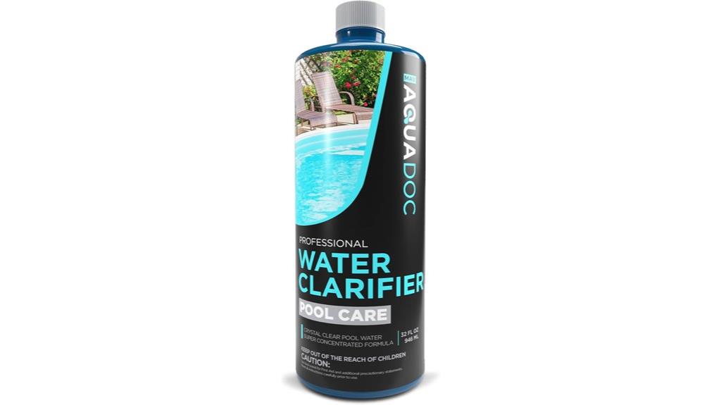 pool clarifier liquid solution