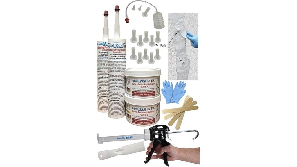pool crack repair solution