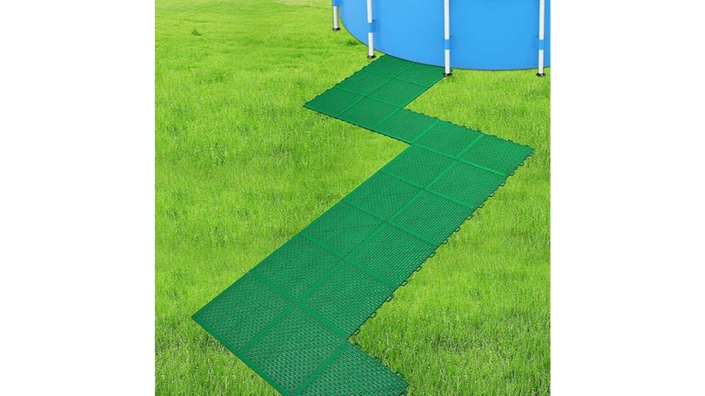 pool drainage mat set