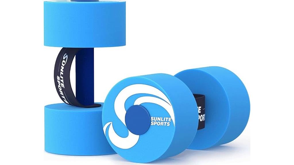 pool exercise dumbbell set