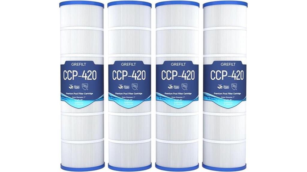 pool filter cartridge set