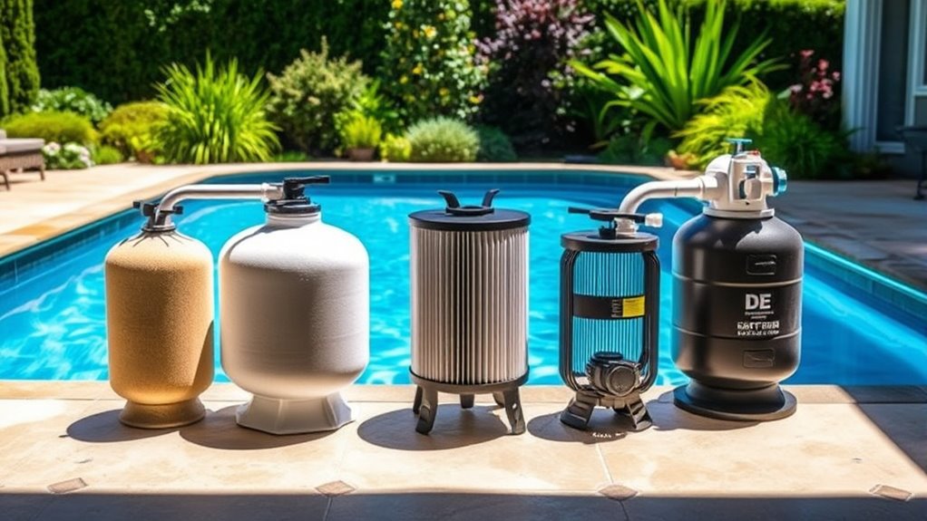 pool filter comparison factors