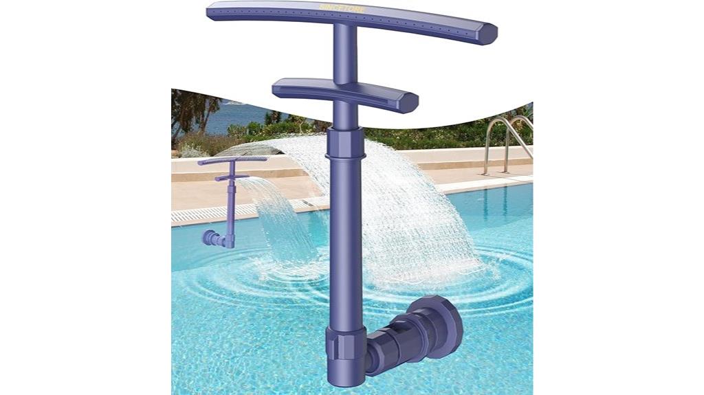 pool fountain options available
