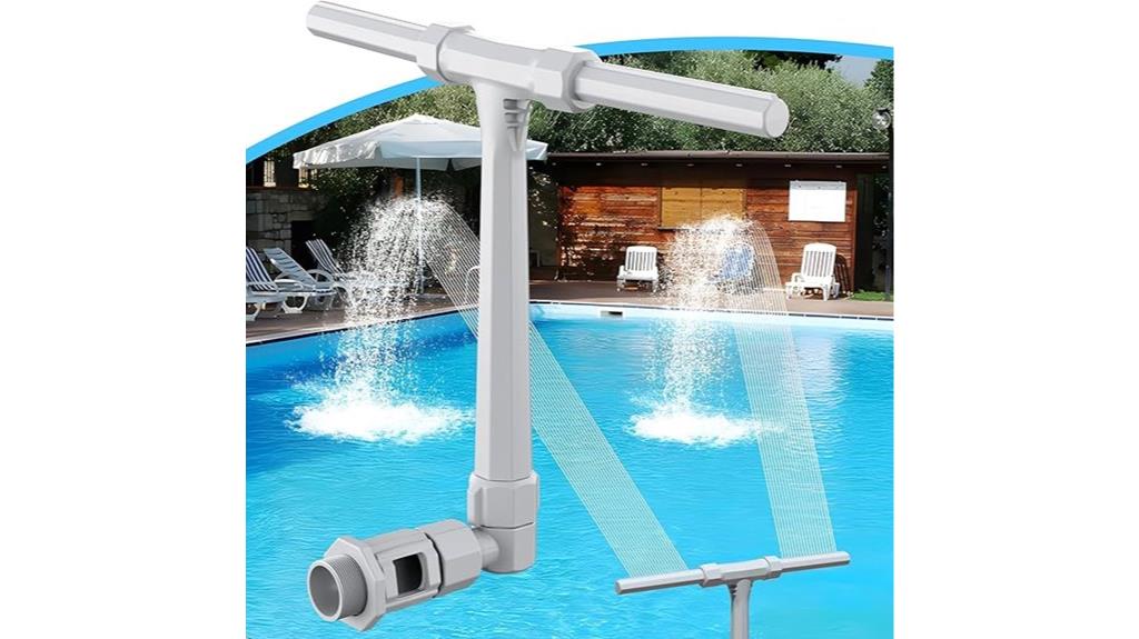 pool fountain options available