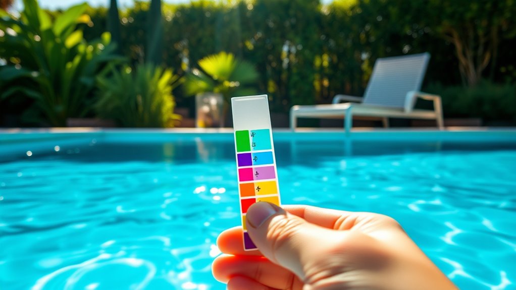 pool health monitoring strips