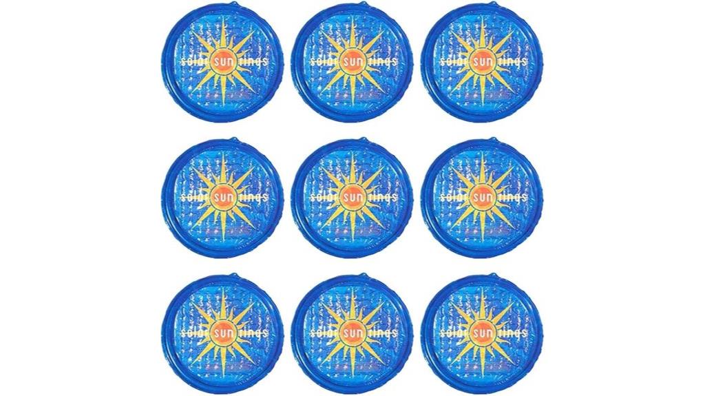 pool heating sun rings