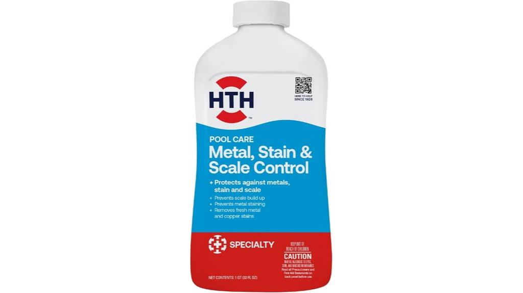 pool metal stain prevention