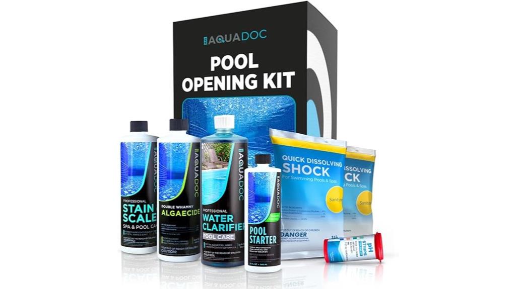 pool opening maintenance supplies