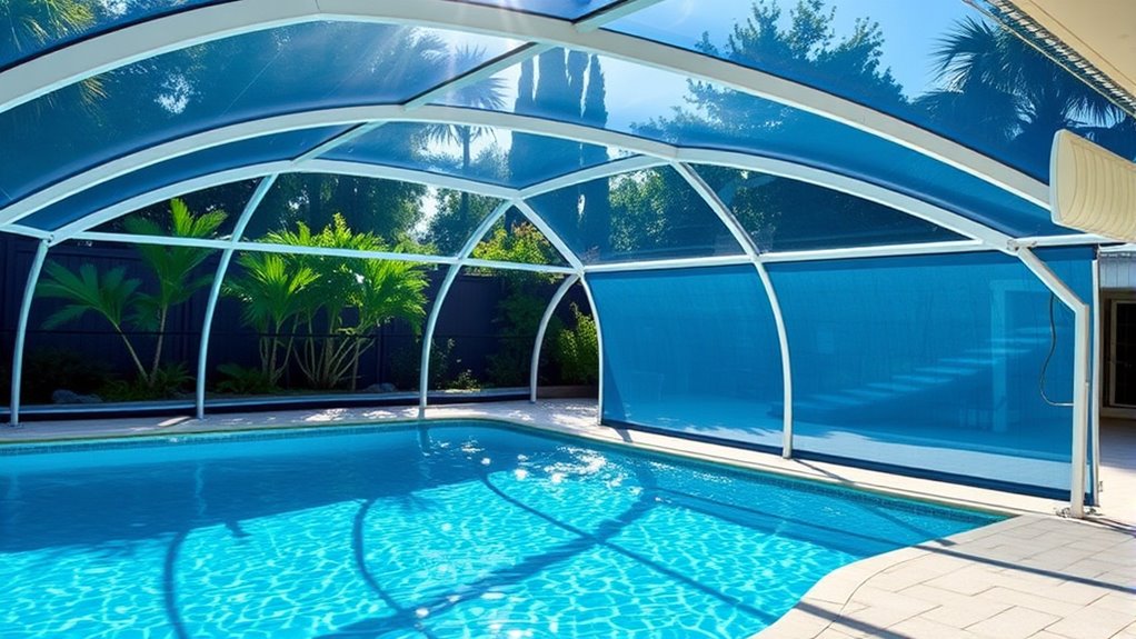 pool safety through enclosures