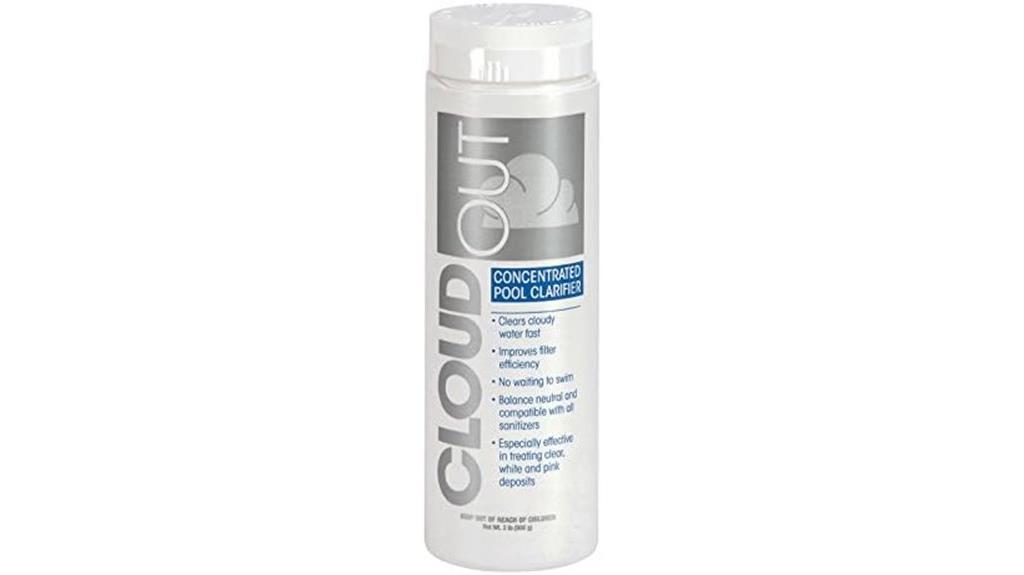 pool shock and clarifier