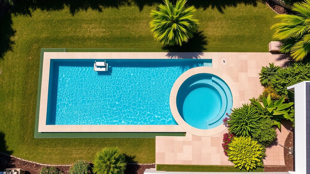 pool space requirements comparison