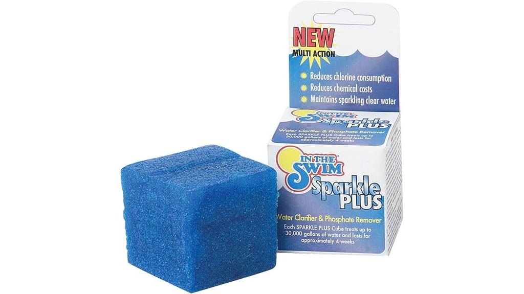 pool water clarifier cube