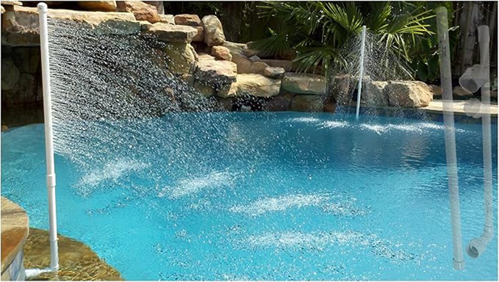 pool water temperature reduction