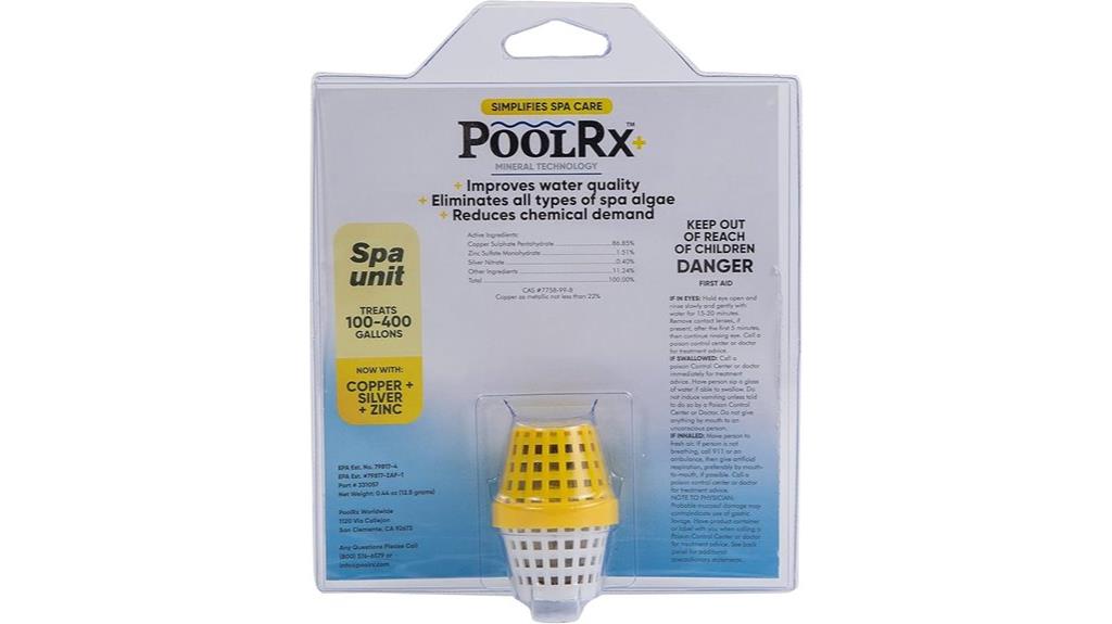 poolrx spa unit specifications