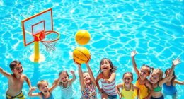 poolside basketball fun activities