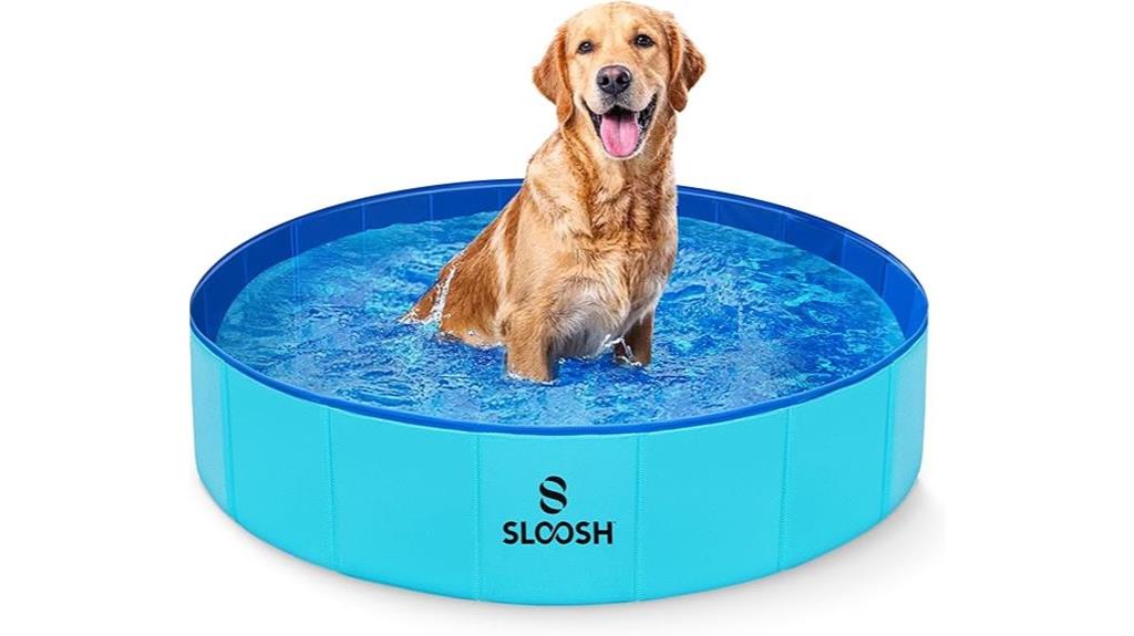portable foldable dog pool