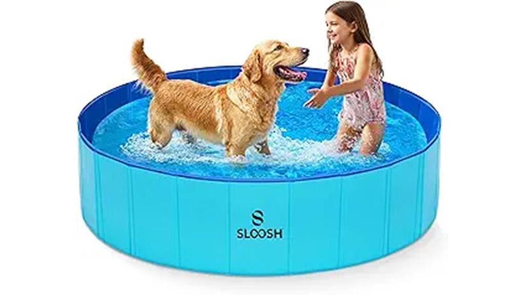portable foldable dog pool