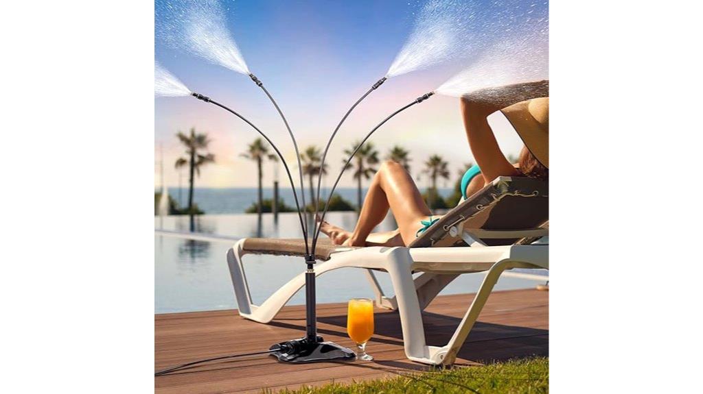 portable outdoor cooling system