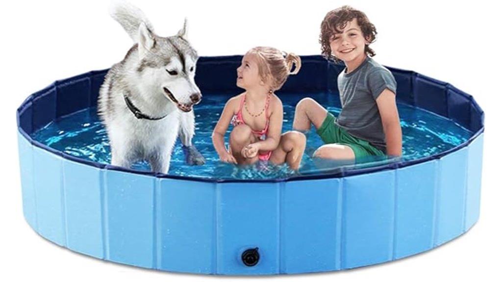 portable pet bathing pool