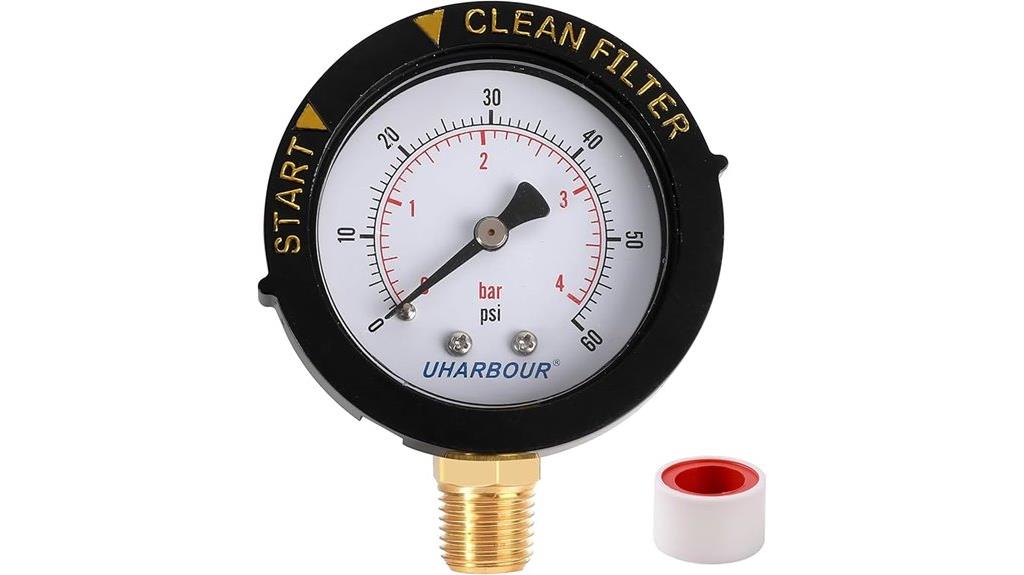 pressure gauge for pools