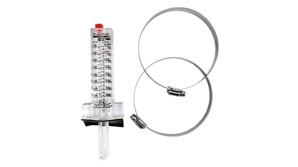 pvc pipe flowmeter installation