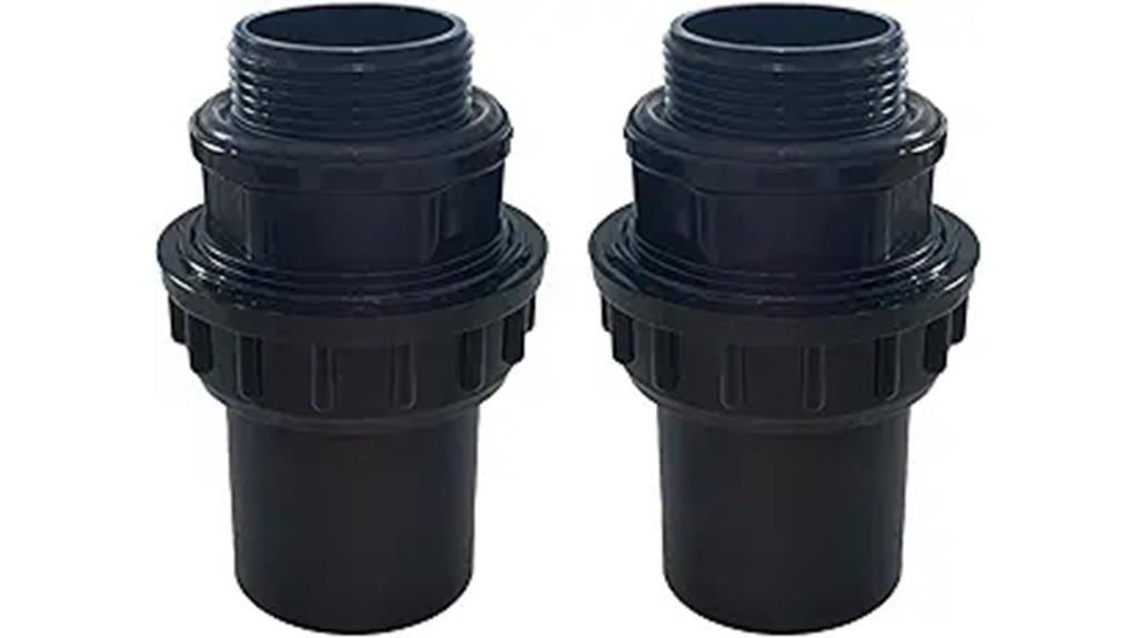 pvc pool pump coupling
