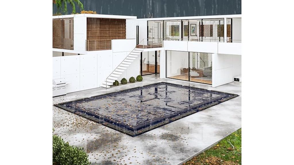 rectangle pool winter cover