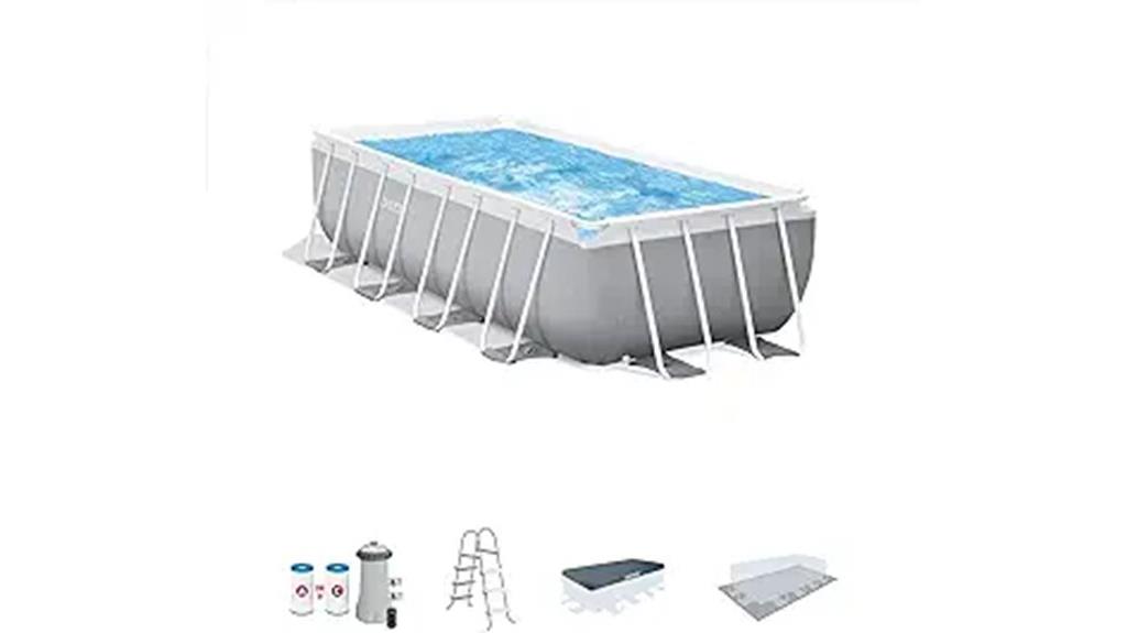 rectangular above ground pool