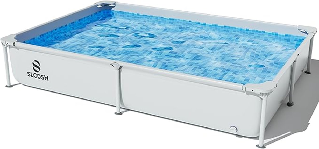 rectangular above ground pool