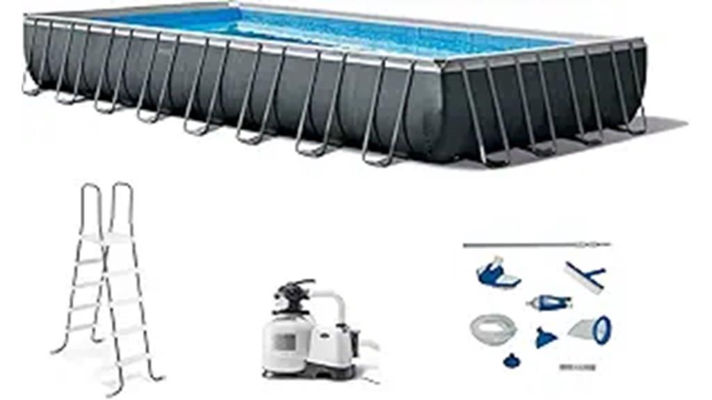 rectangular above ground pool