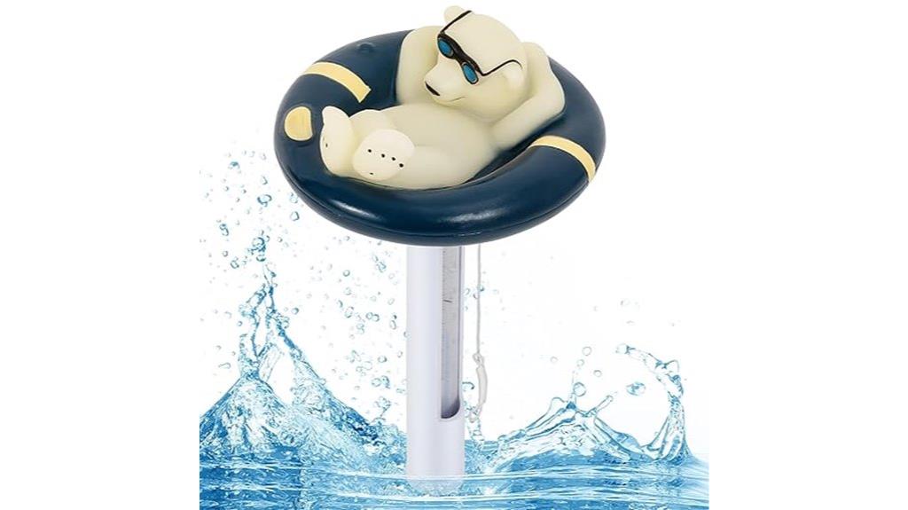 relaxing bear themed thermometer