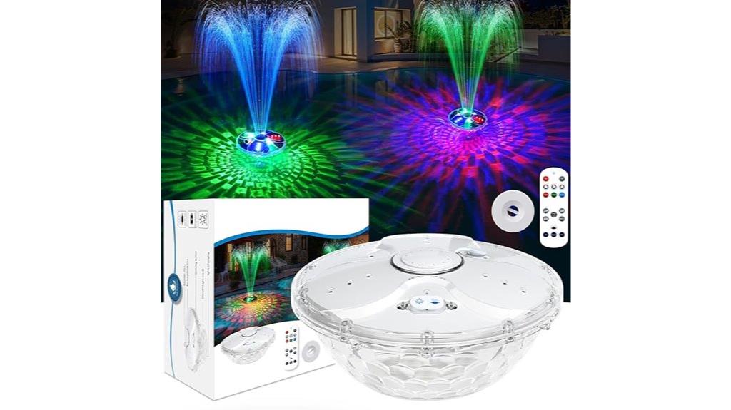 remote controlled floating fountain