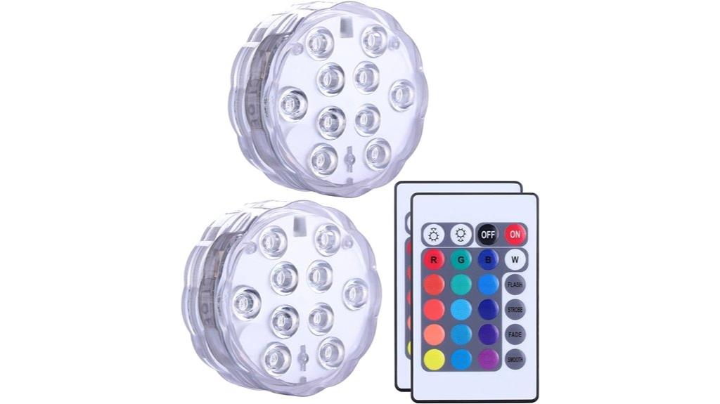 remote controlled submersible lights