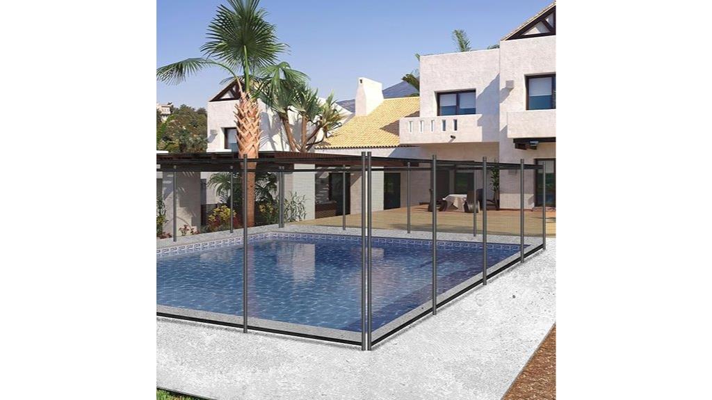 removable safety pool barrier