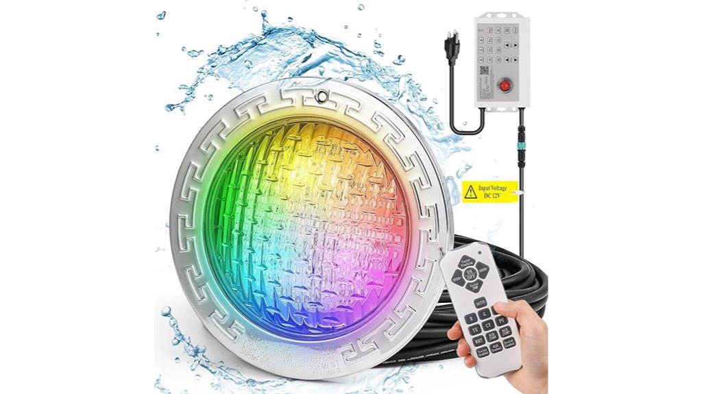 rgbw pool light remote