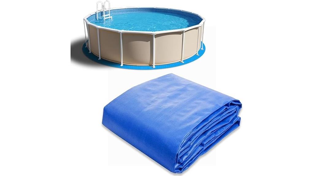 round pool liner pad